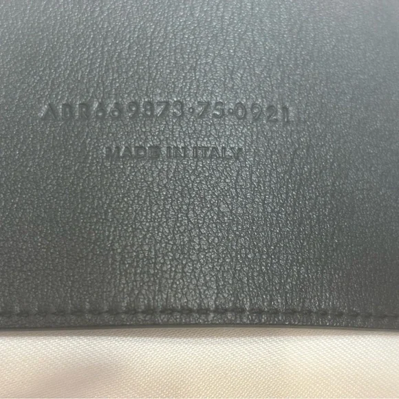 SAINT LAURENT Butterfly Buckle Suede Belt In Nero SZ 75 - Picture 6 of 7